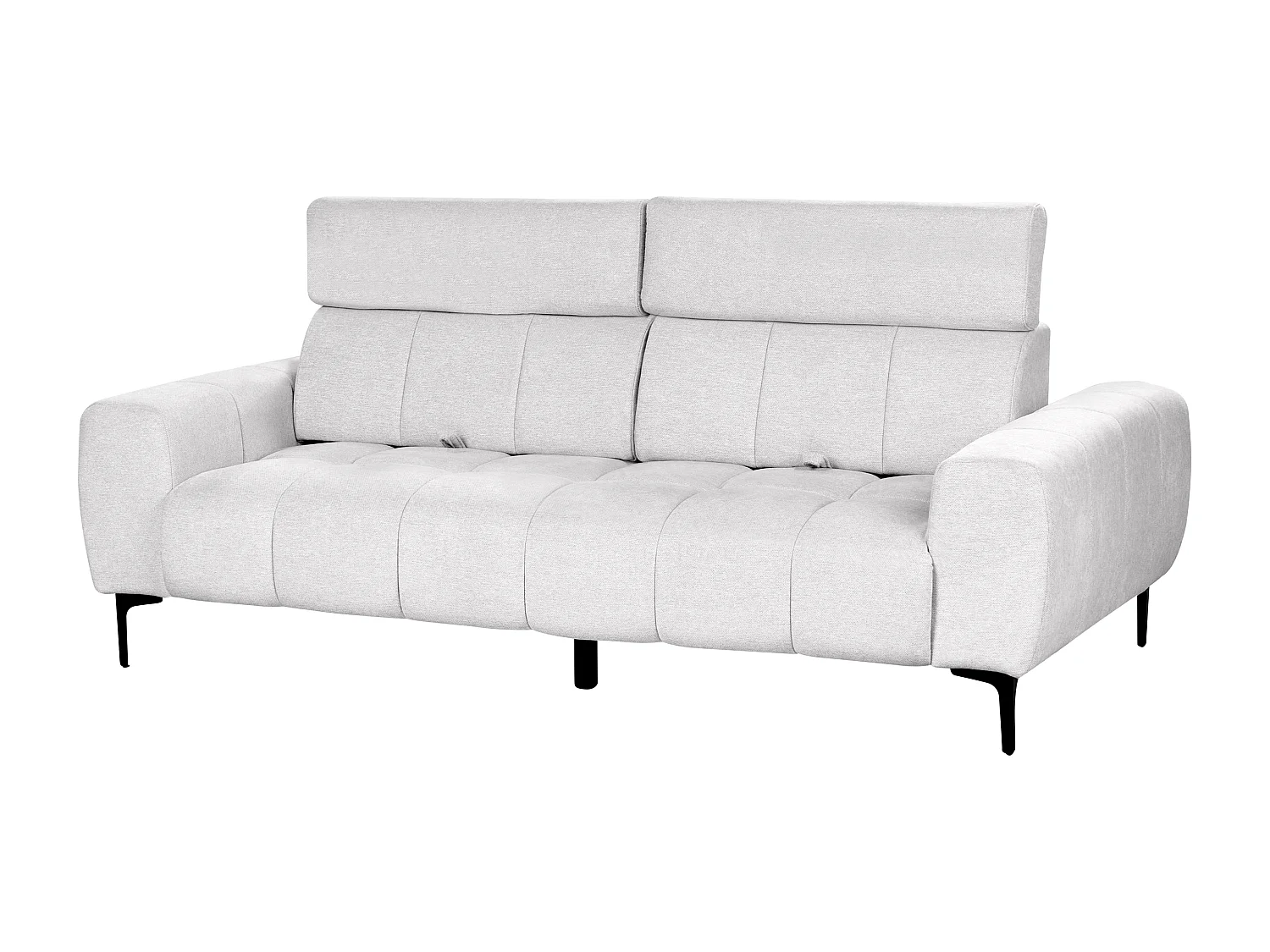 Sofa VEGAMO Szary dla 3 osób