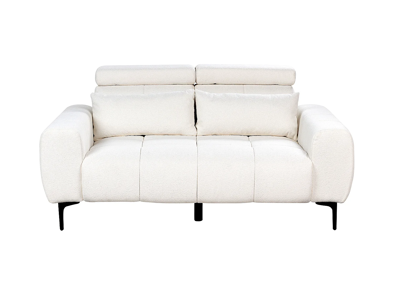 Sofa VEGAMO Boucle Biały dla 2 osób