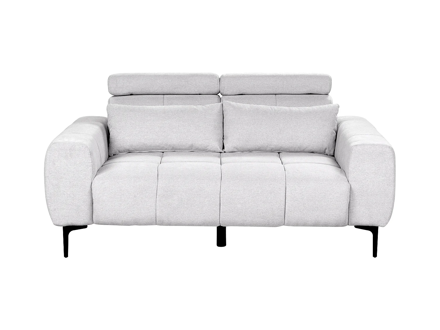 Canapé 2 places VEGAMO Tissu Gris