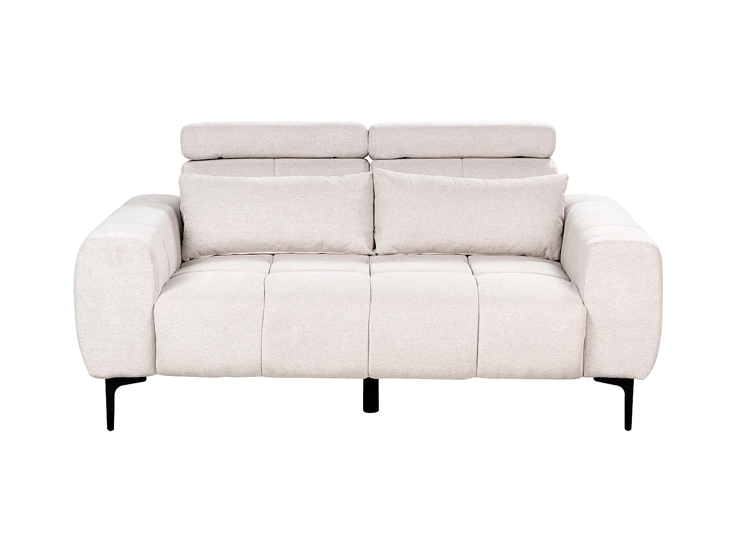 Canapé 2 places VEGAMO Tissu Beige