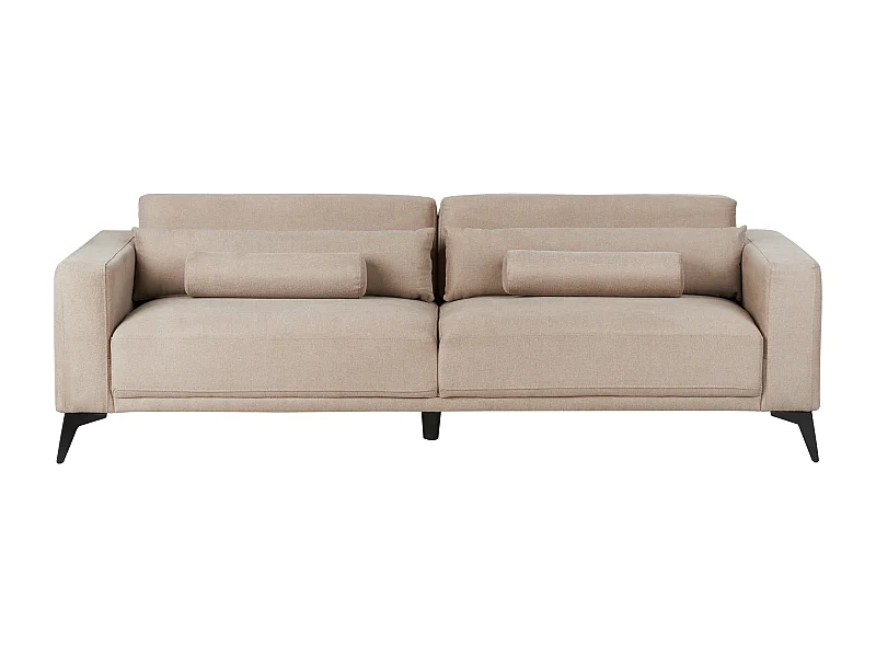 Sofa ANGE Stoff Taupe 3-Sitzer