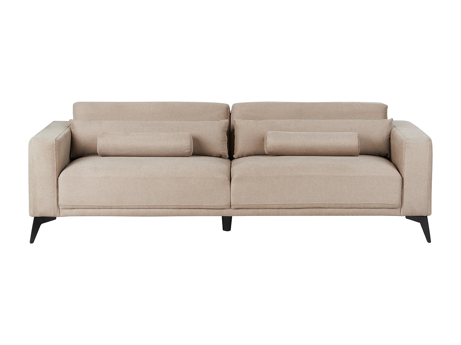 Sofa ANGE Stoff Taupe 3-Sitzer