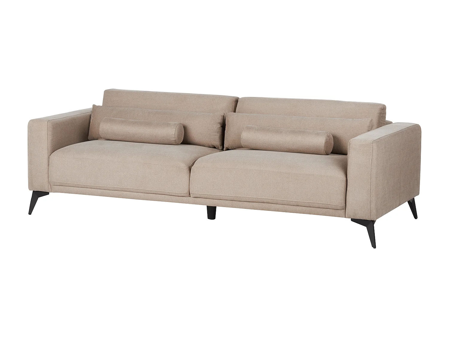 Sofa ANGE Stoff Taupe 3-Sitzer