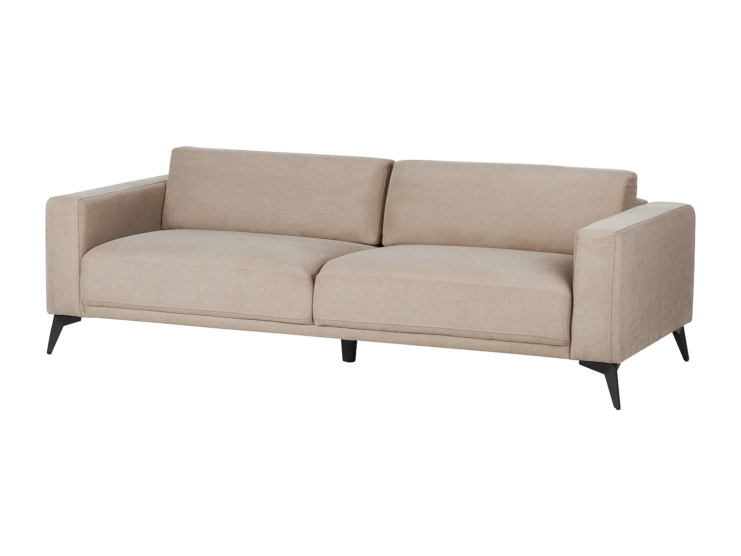 Sofa ANGE Stoff Taupe 3-Sitzer