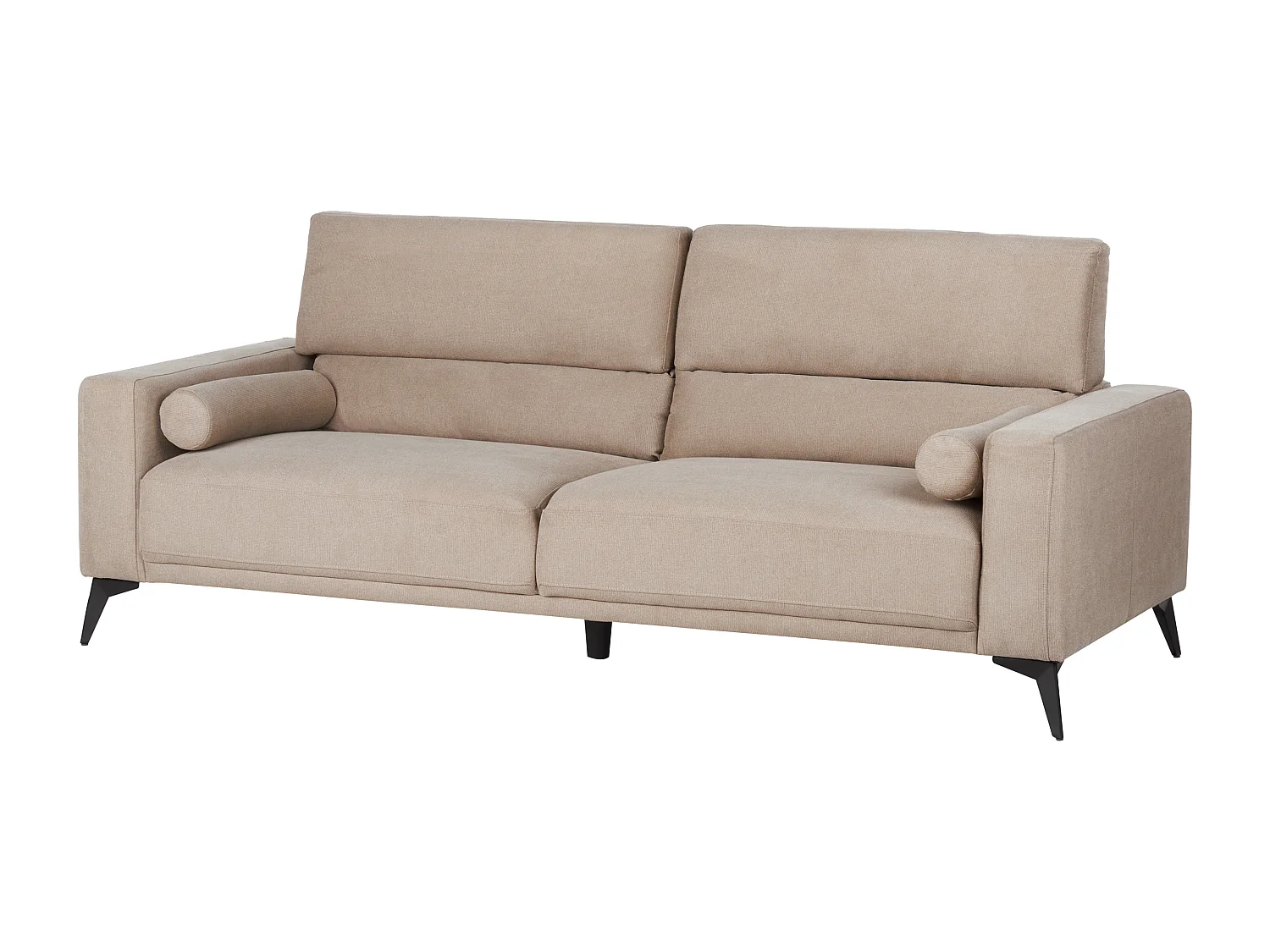 Sofa ANGE Stoff Taupe 3-Sitzer