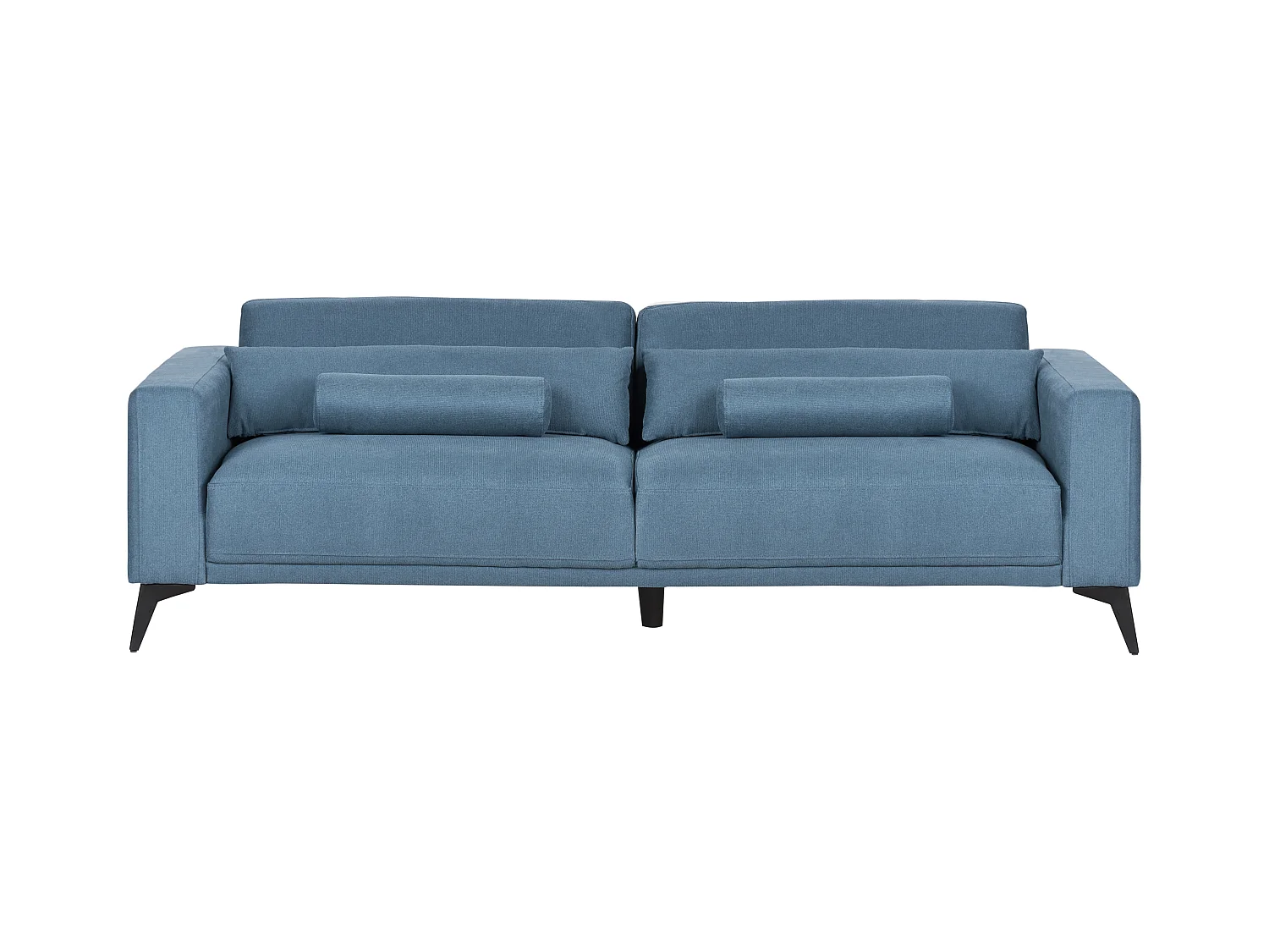 Sofa ANGE Stoff Blau 3-Sitzer