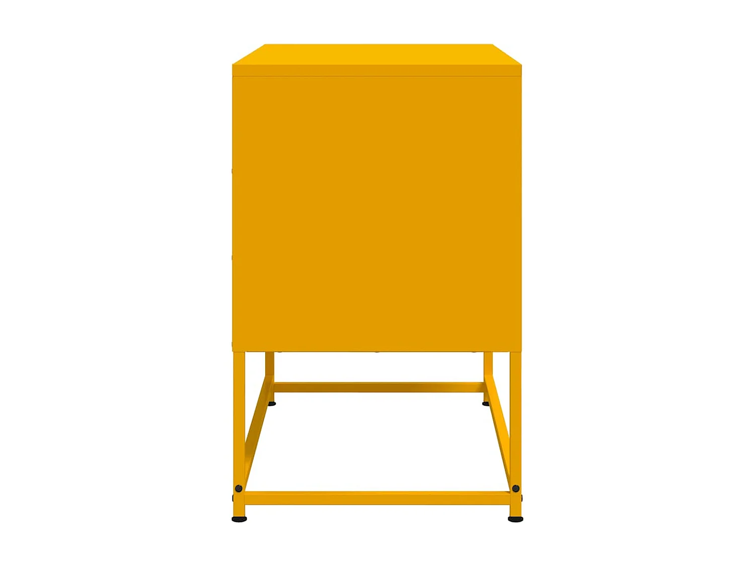 Mobile TV Giallo Senape 68,5x39x60,5 cm in Acciaio