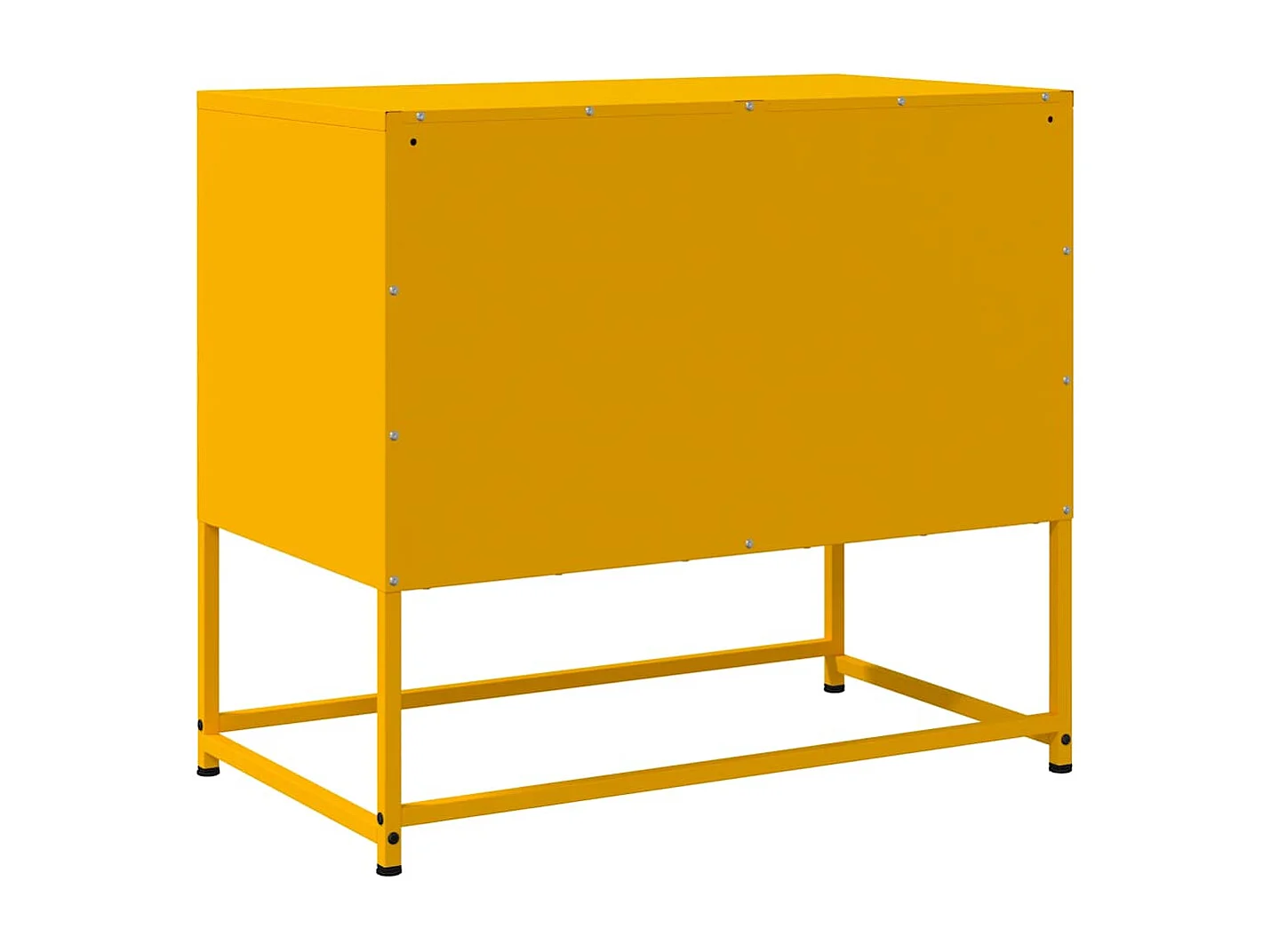 Mobile TV Giallo Senape 68,5x39x60,5 cm in Acciaio