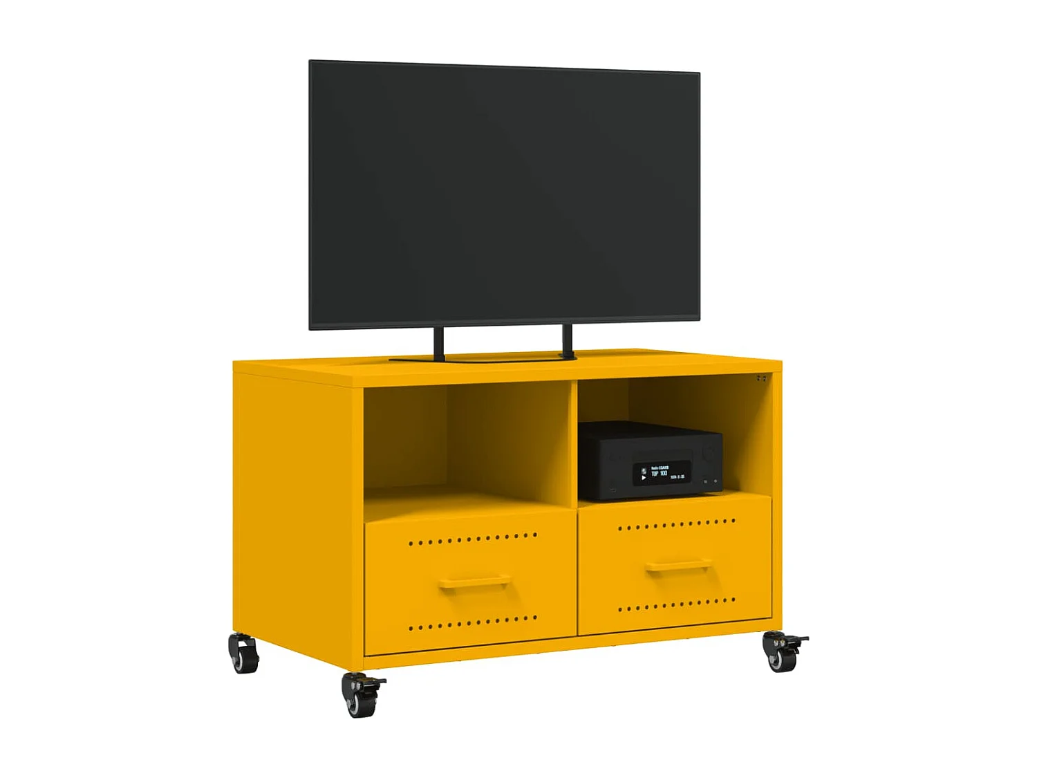 TV-Schrank Senfgelb 68x39x43,5 cm Kaltgewalzter Stahl