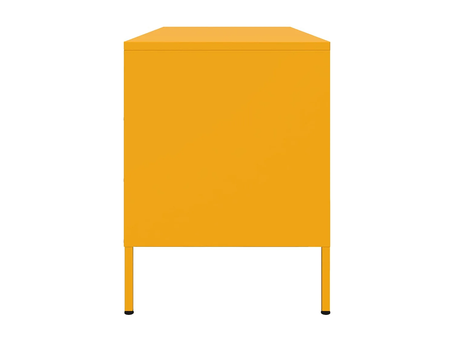 TV-Schrank Senfgelb 100,5x39x50,5 cm Stahl
