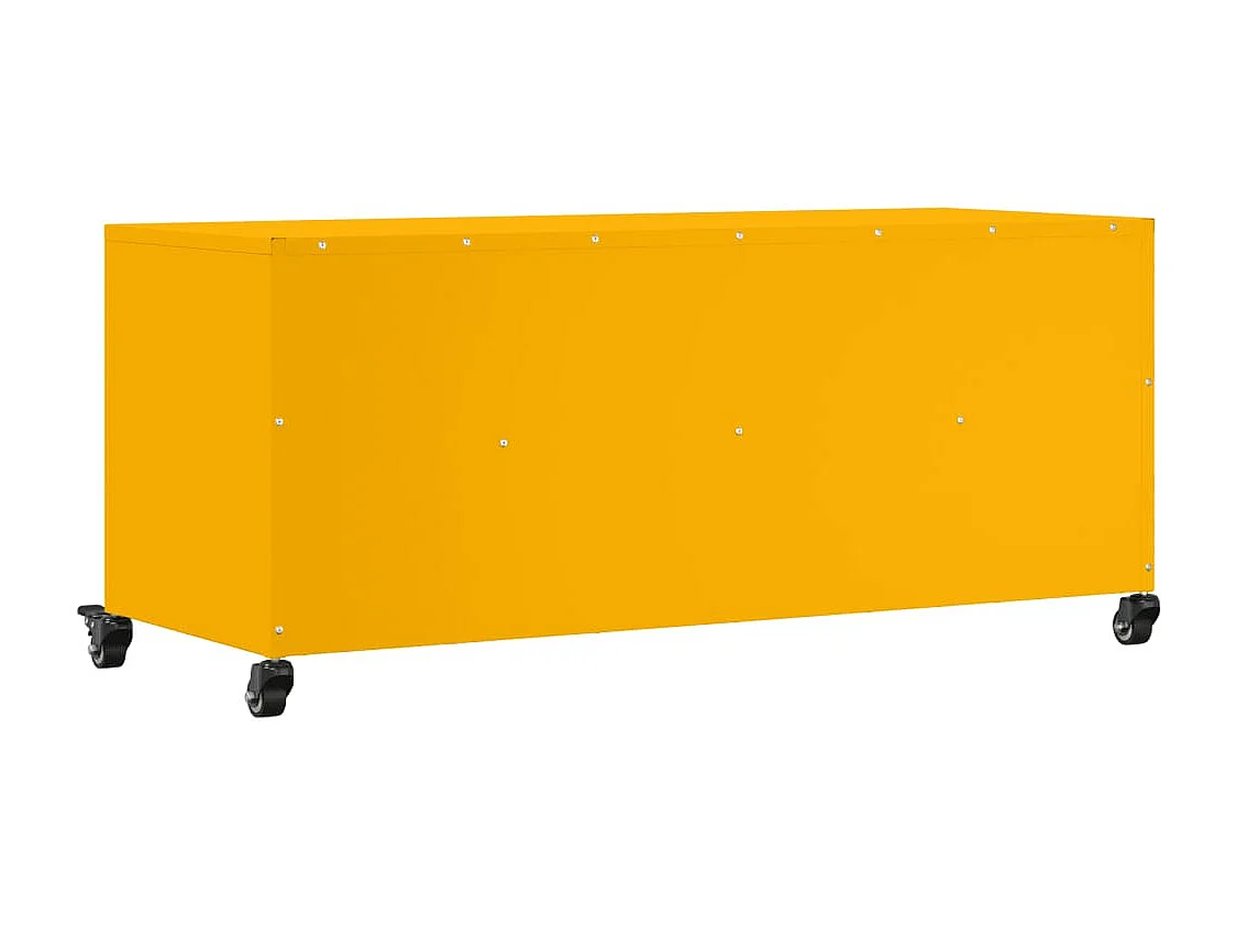 TV-Schrank Senfgelb 100,5x39x43,5 cm Kaltgewalzter Stahl