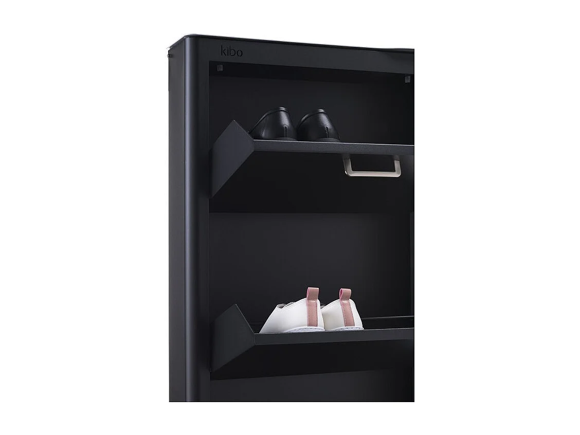 DON HIERRO - Mueble zapatero metálico KIBO, 3 Compartimentos, 3 colores-