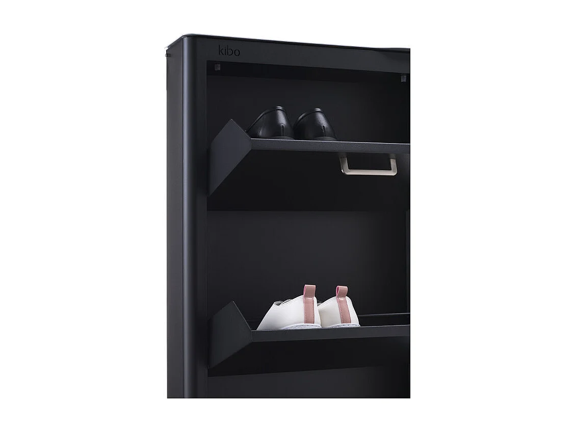 Meuble à chaussures KIBO 4 compartiments gain de place grande capacité jusqu'à 12 paires