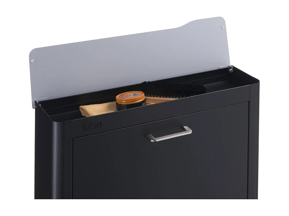 Meuble à chaussures KIBO 4 compartiments gain de place grande capacité jusqu'à 12 paires