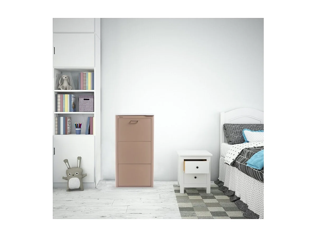 KIBO, Schuhständer - Schuhschrank, 3 Fächer, für 9 Paar Schuhe, 3 Farben erhältlich