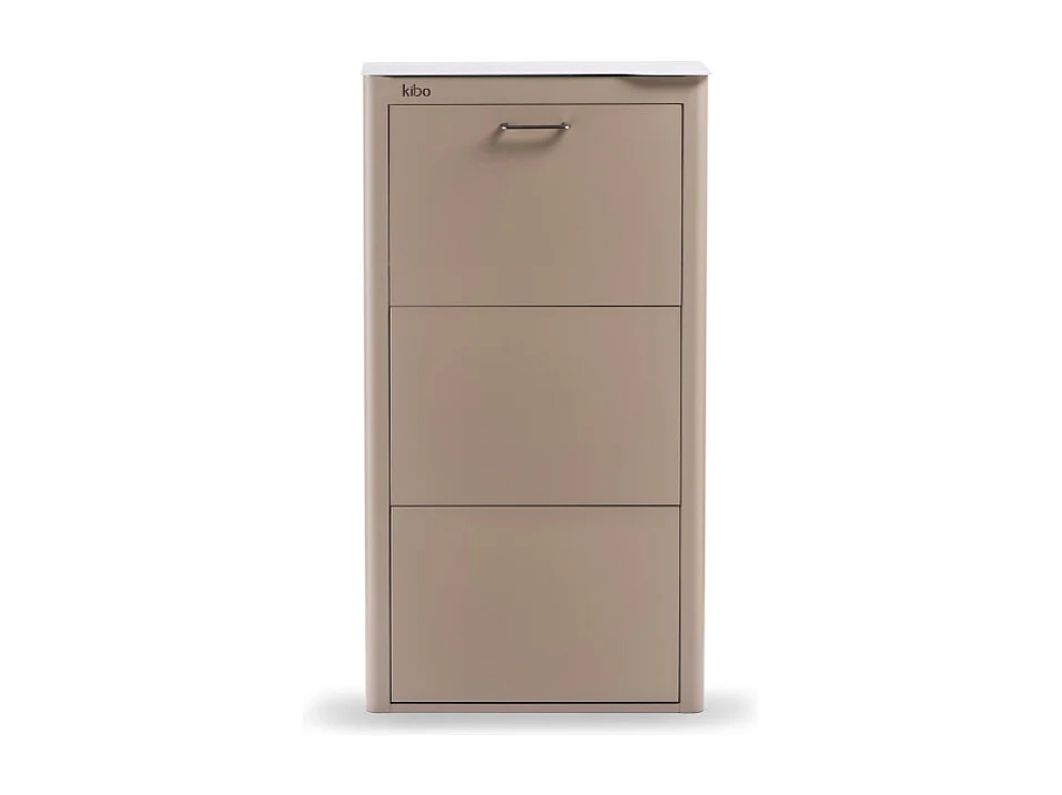 Scarpiera a ribalta KIBO slim salvaspazio 3 scomparti fino a 9 paia