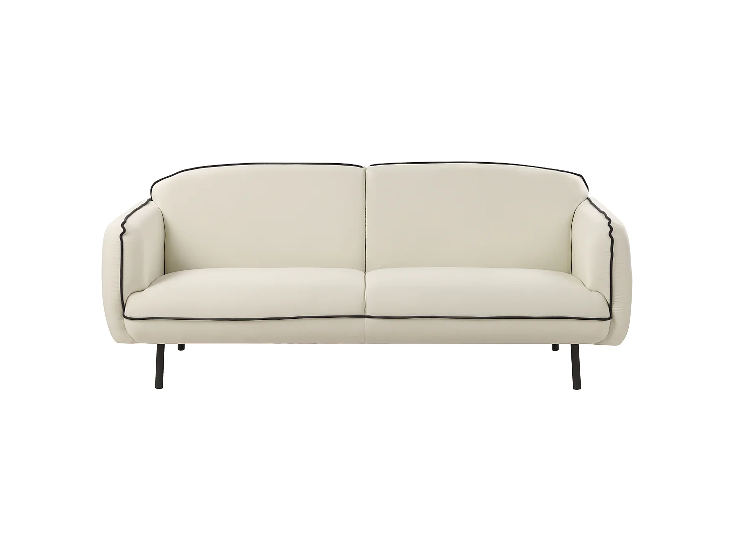 Canapé TONSBERG Tissu Beige clair 3 places