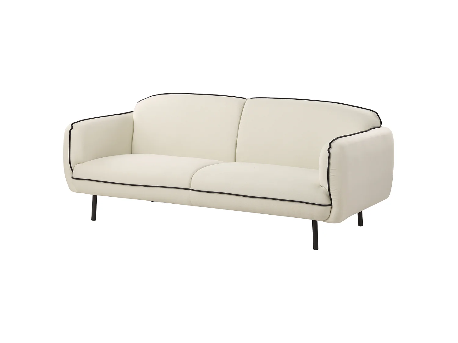 Canapé TONSBERG Tissu Beige clair 3 places