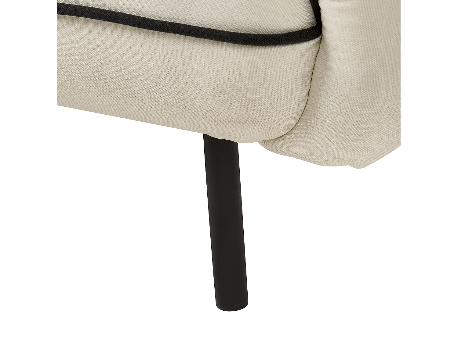 Canapé TONSBERG Tissu Beige clair 3 places