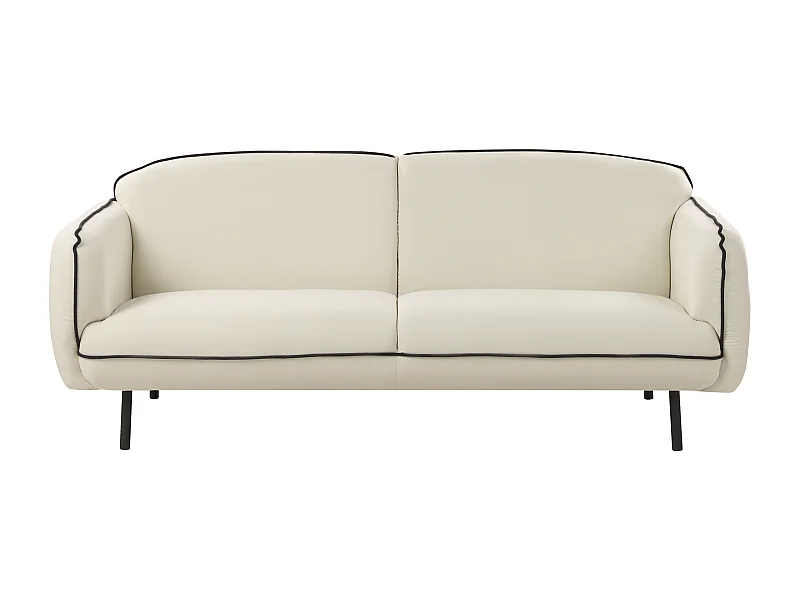 Divano TONSBERG Tessuto Beige chiaro 3 posti