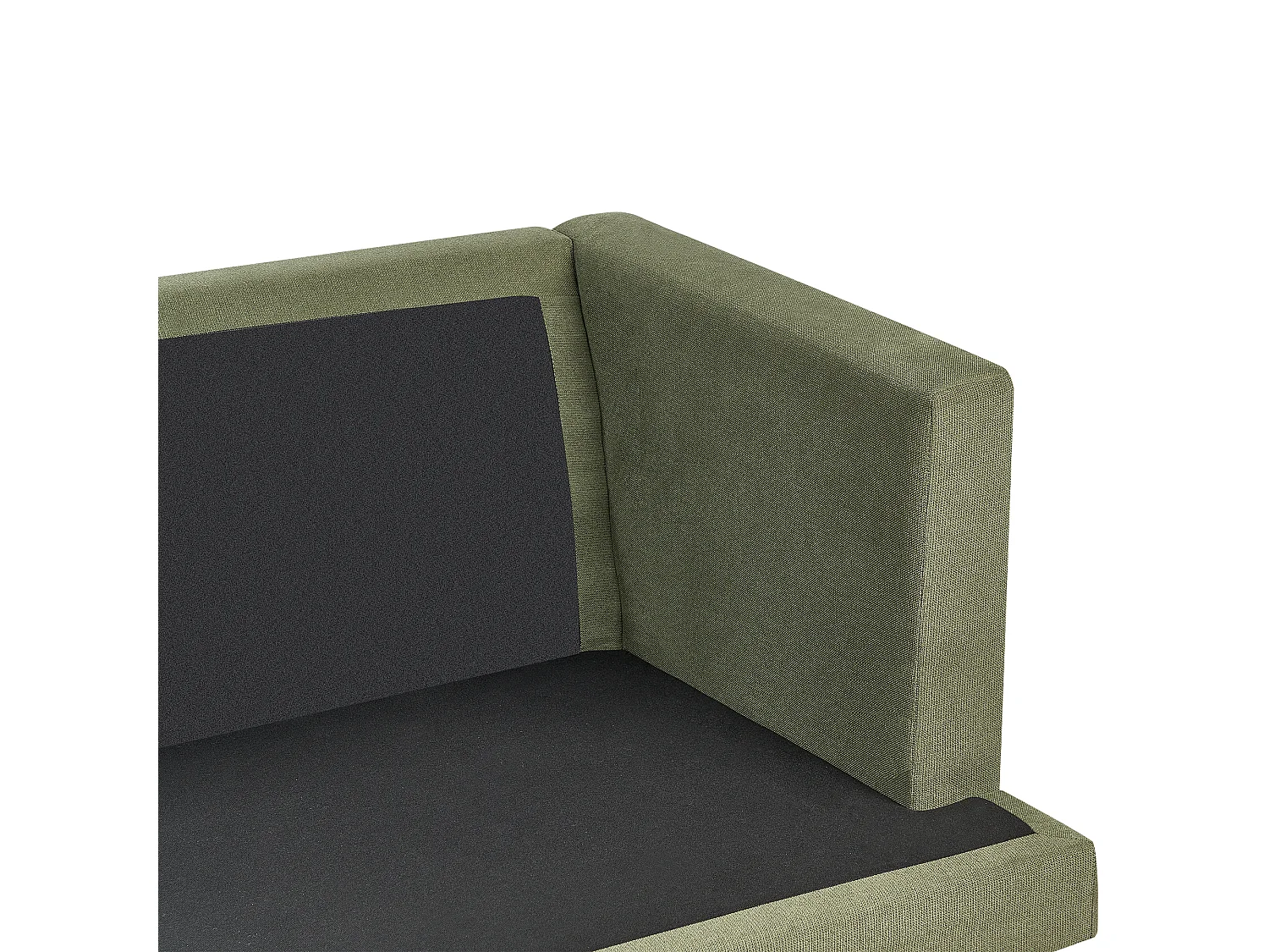 Sofá JARPEN Tela Verde 3 plazas