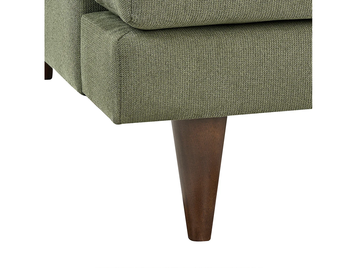 Sofá JARPEN Tela Verde 3 plazas