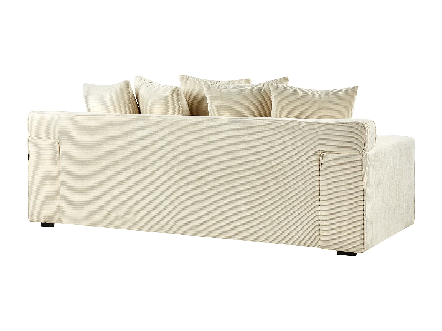 Bank VISKAN Corduroy Lichtbeige 3-zitter