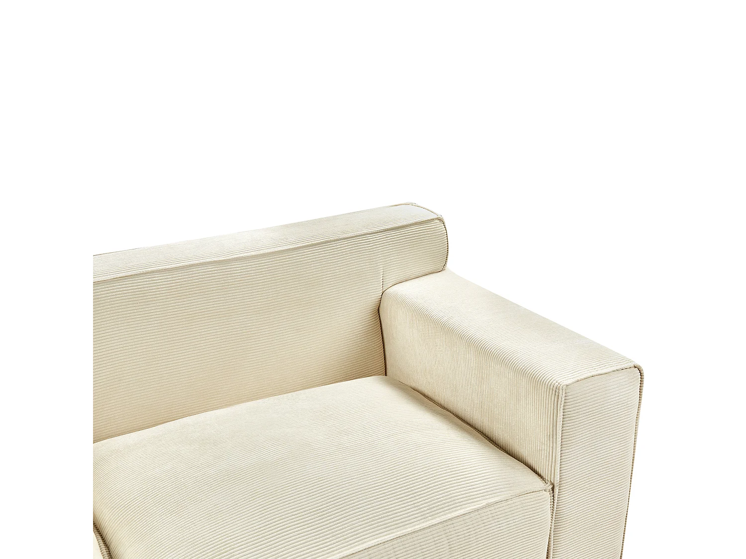 Bank VISKAN Corduroy Lichtbeige 3-zitter