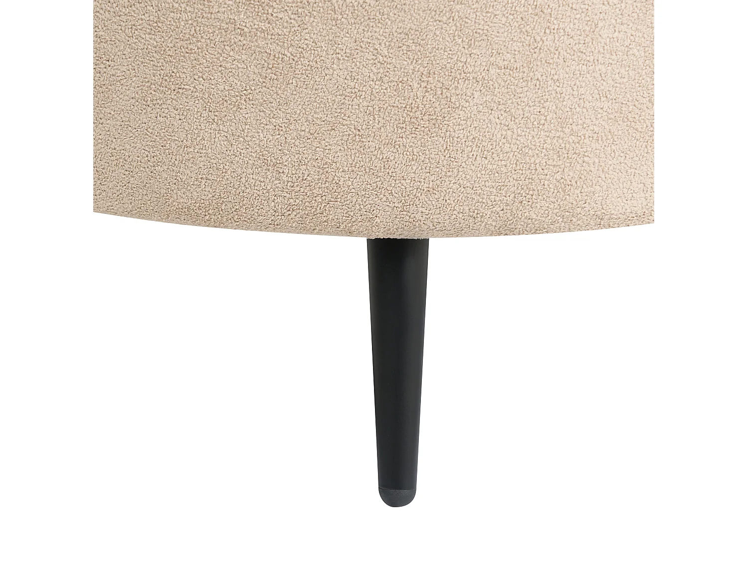 Sofa SAVAR Boucle Beżowy dla 3 osób