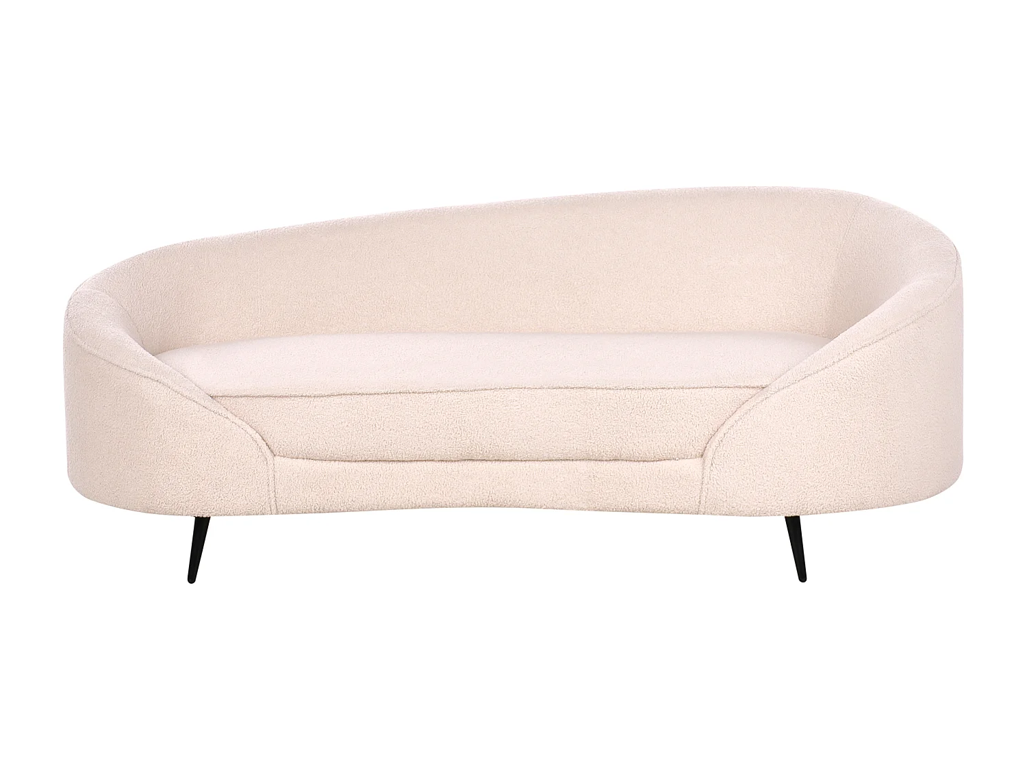 Canapé 3 places SAVAR Bouclé Beige