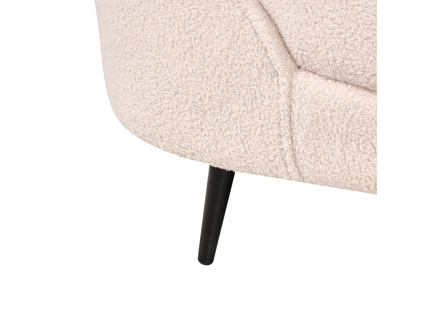 Canapé 3 places SAVAR Bouclé Beige