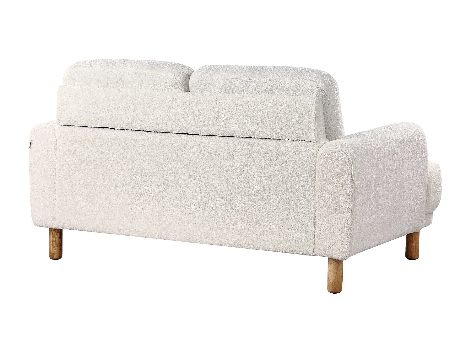 Bank TUVE Bouclé Wit 2-zitter