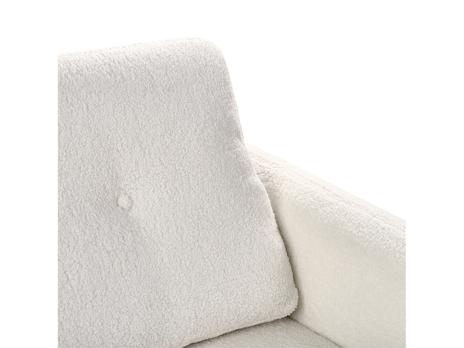 Bank TUVE Bouclé Wit 2-zitter