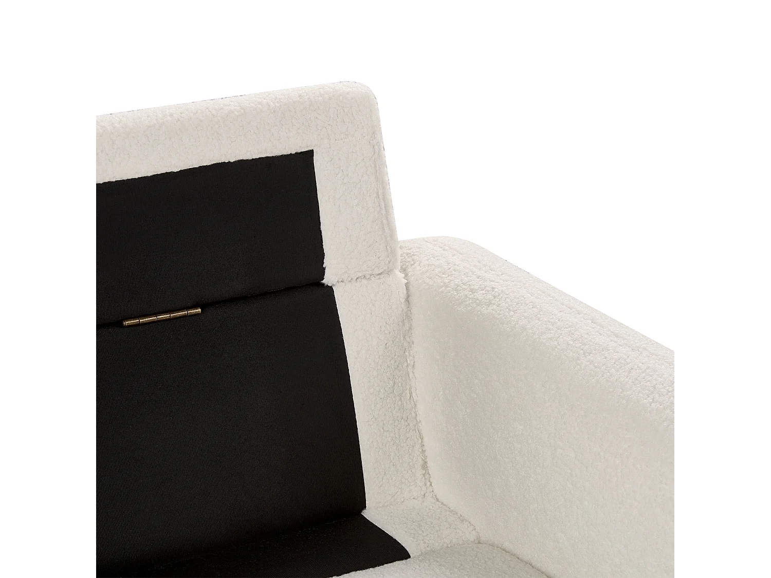 Sofá TUVE Bouclé Branco 3 lugares