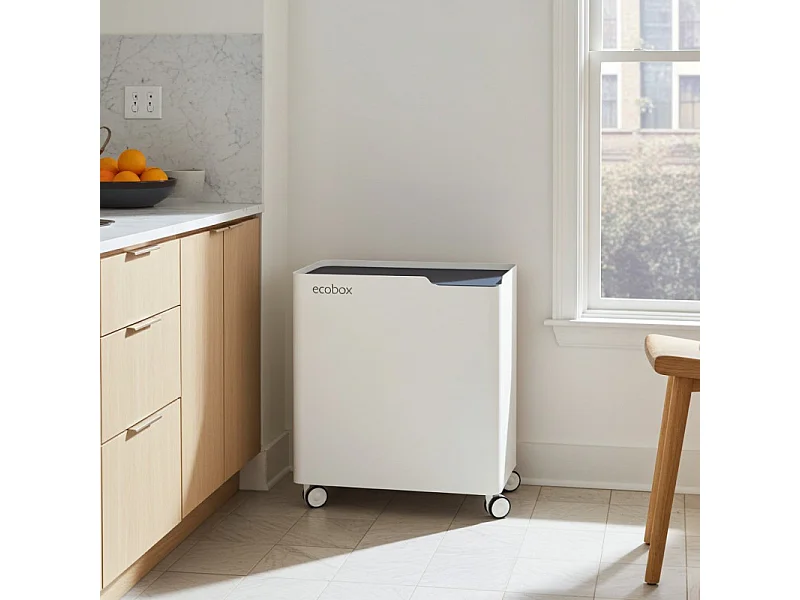 ECOBOX TOP Abfalleimer mit Trennsystem, 40 Liter