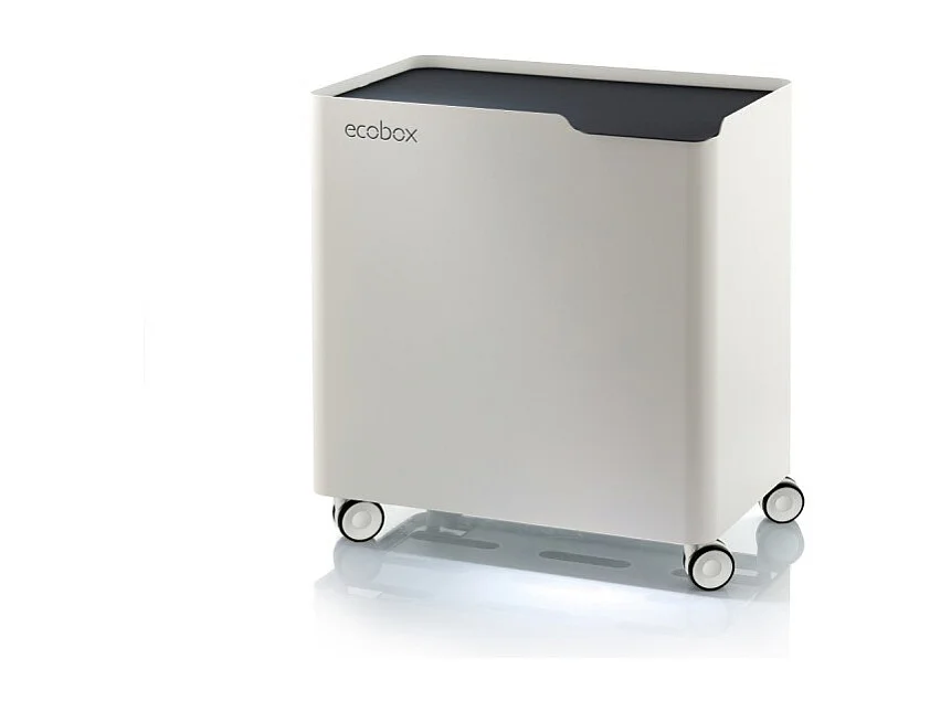 DON HIERRO - Cubo de basura para el reciclaje ECOBOX-TOP, 40 litros-