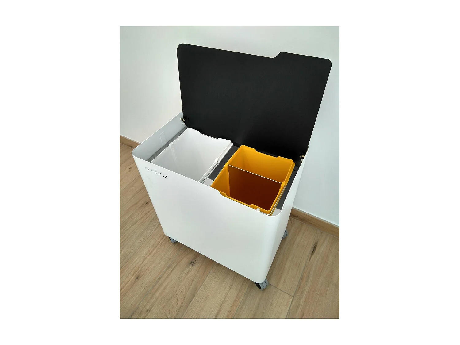 ECOBOX TOP Abfalleimer mit Trennsystem, 40 Liter