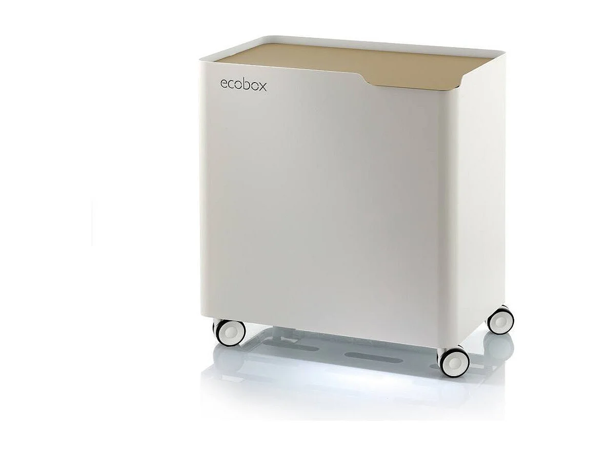 DON HIERRO - Cubo de basura para el reciclaje ECOBOX-TOP, 40 litros-