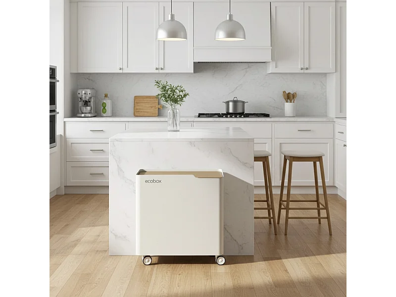 ECOBOX TOP Abfalleimer mit Trennsystem, 40 Liter