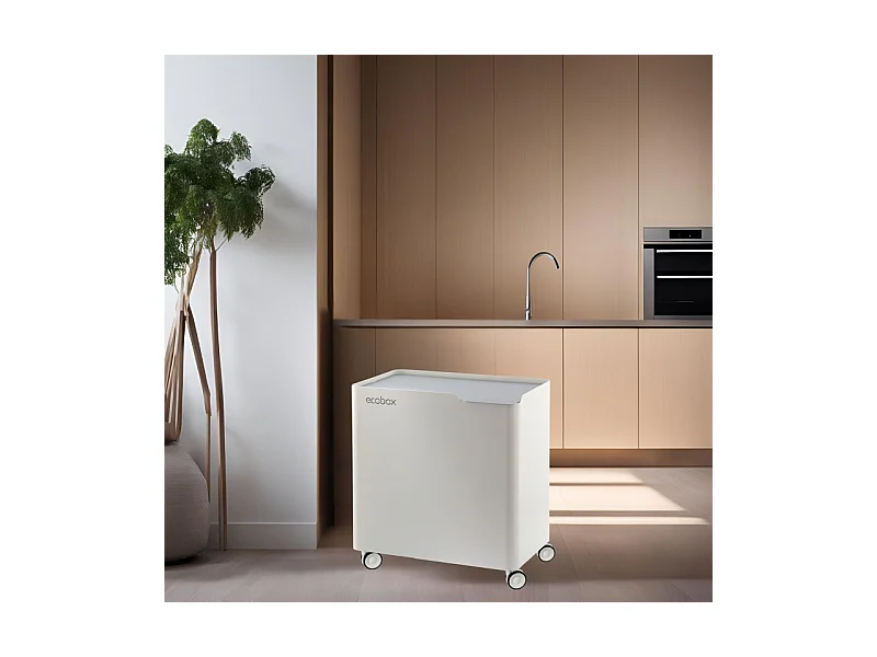 DON HIERRO - Cubo de basura para el reciclaje ECOBOX-TOP, 40 litros-