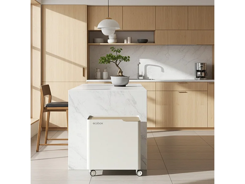 Recycling-Mülleimer – Effizientes Trennen mit Design & Rollen - ECOBOX 60L