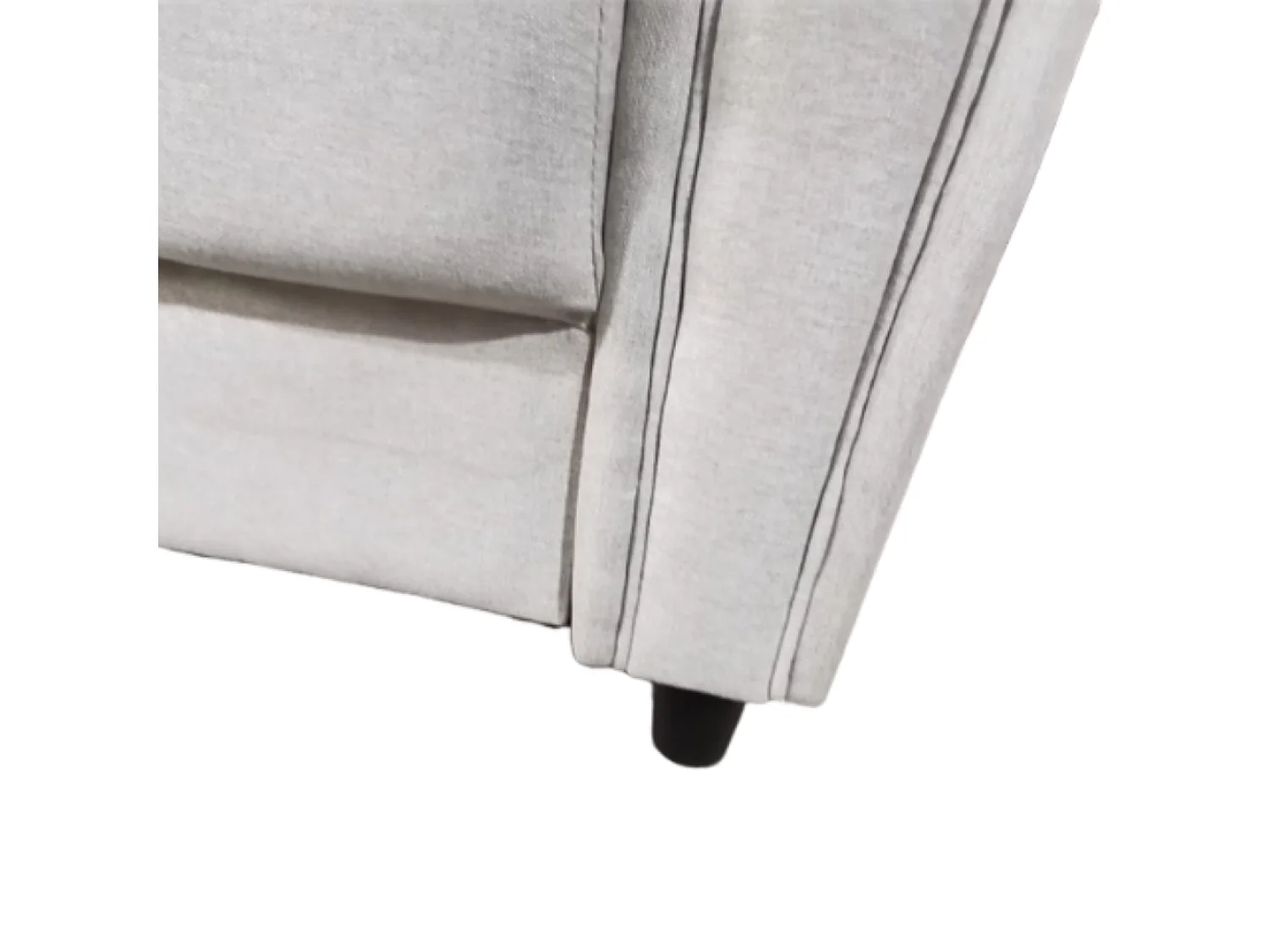 Design-Sofa aus Stoff für 4 Personen LUCERNE Weiß Modern und Bequem