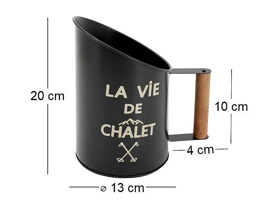 Pelle à pellets en métal