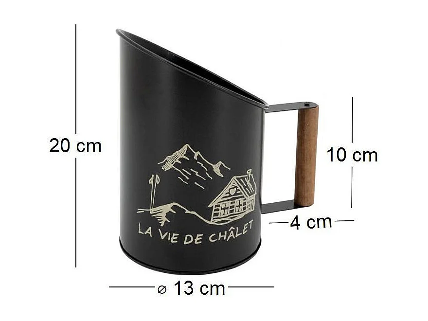 Pelle à pellets en métal