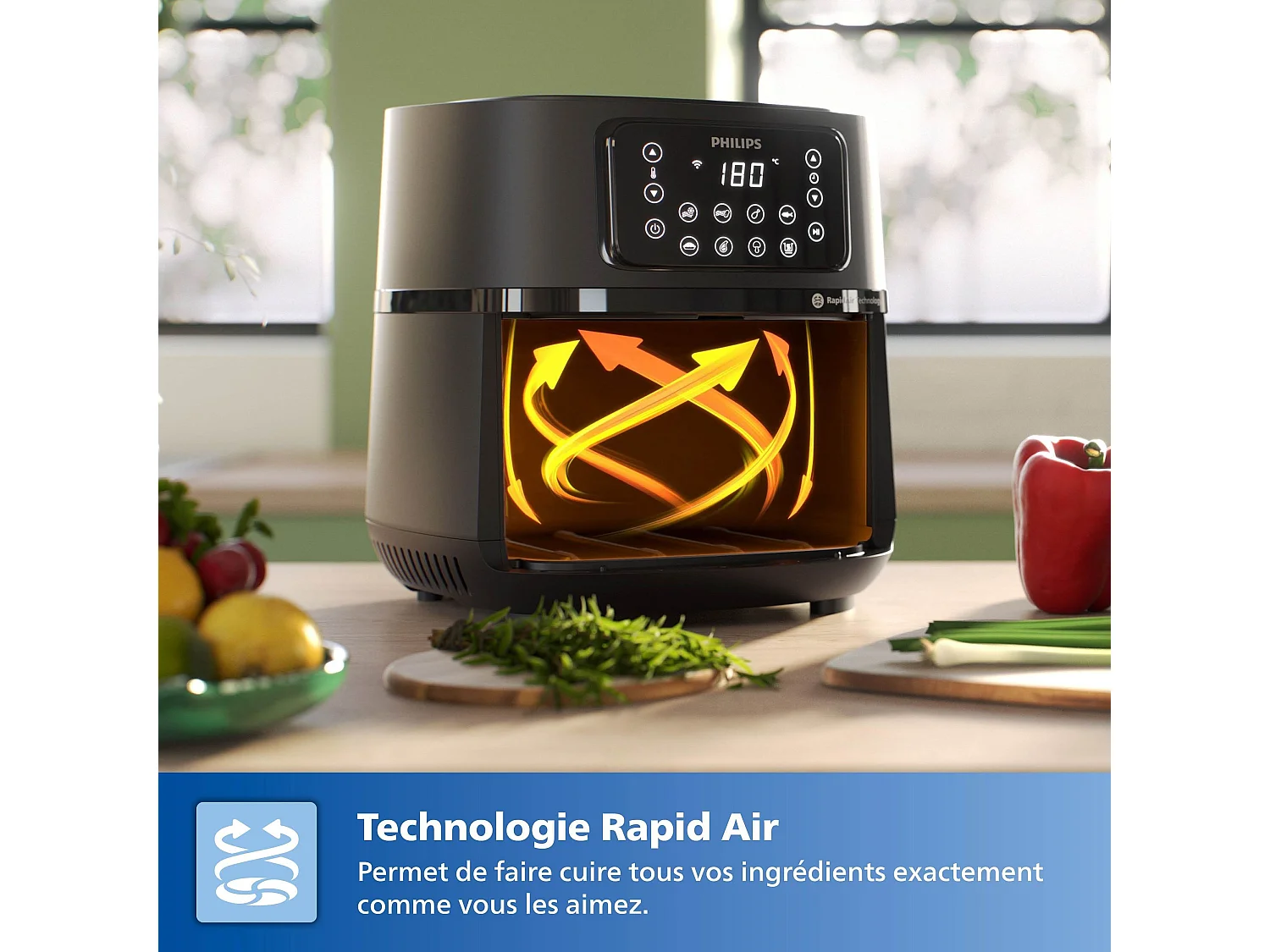 Friteuse Philips Airfryer connecte serie 5000 XXL HD9285 93