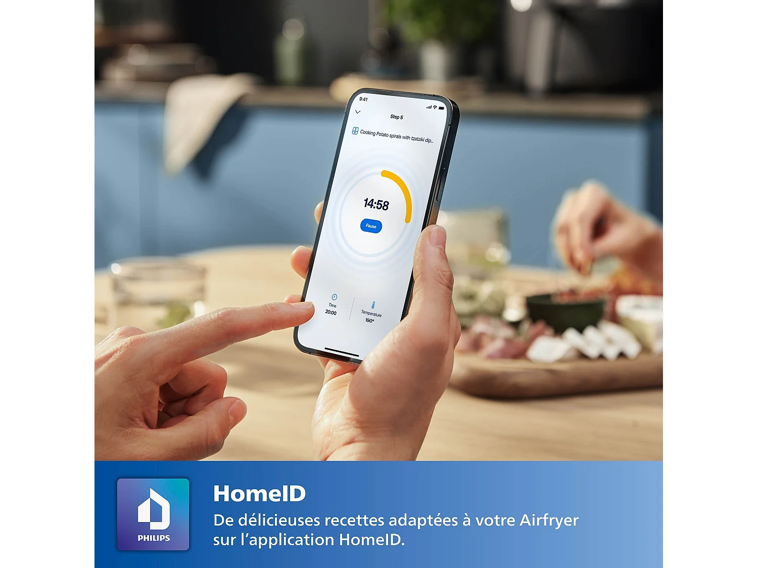 Friteuse Philips Airfryer connecte serie 5000 XXL HD9285 93