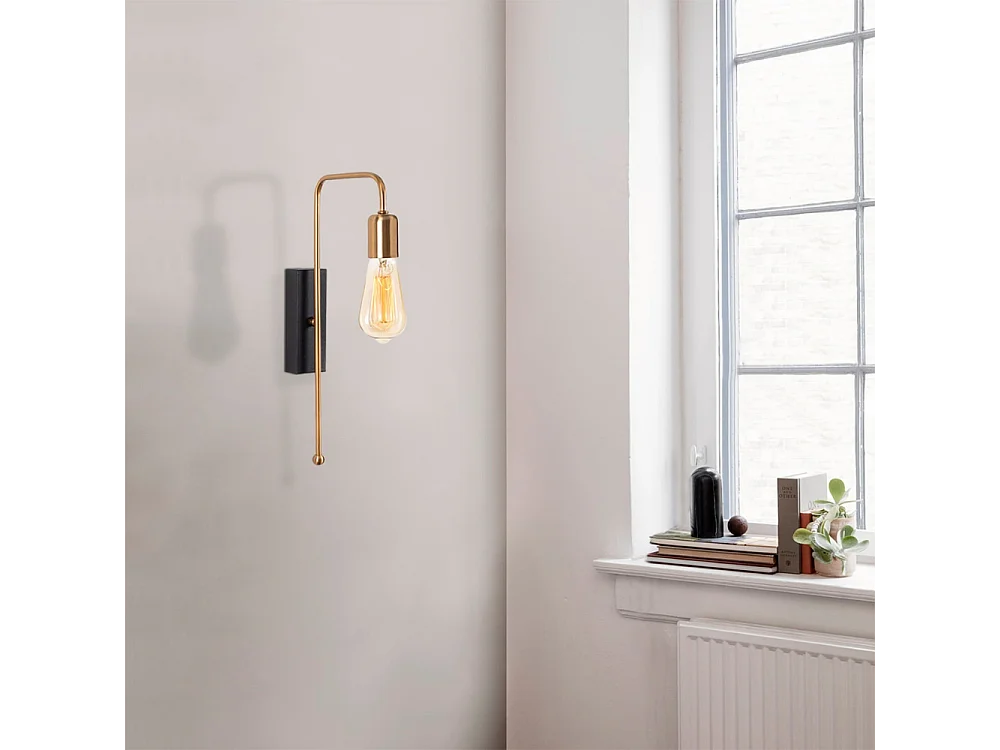 Applique murale noire et dorée JEANNE