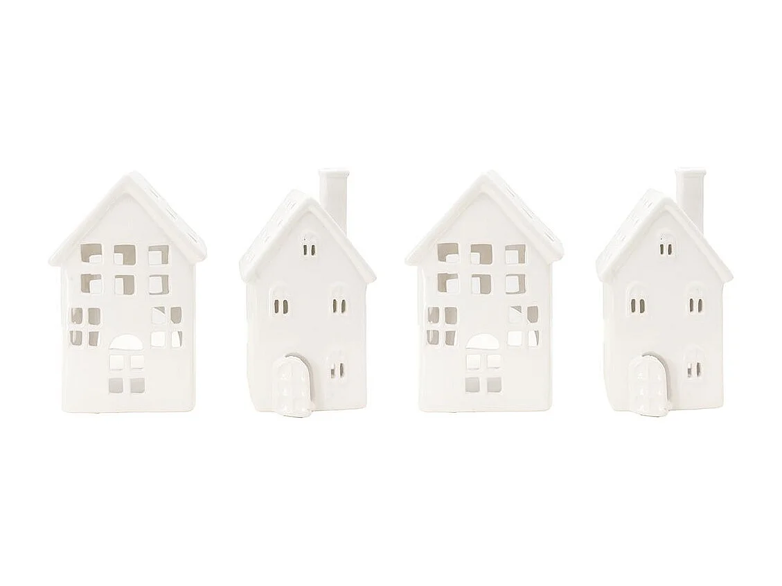 Maisons décoratives en céramique Village de noel