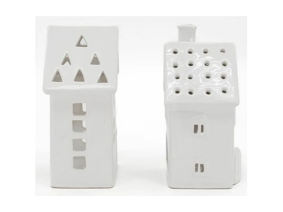 Maisons décoratives en céramique Village de noel