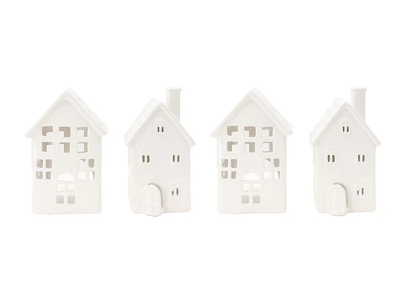 Maisons décoratives en céramique Village de noel